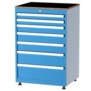 Dulap metalic Seria 75000 cu 7 sertare, 710x570x1000mm