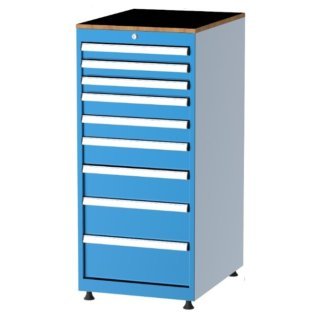 Dulap metalic Seria 57000 cu 9 sertare, 560x725x1200mm