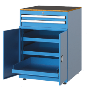 Dulap metalic cu 2 sertare si 3 rafturi 710x750x1000mm
