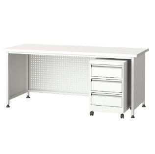 Masa birou metalica cu 3 sertare 1700x650x750mm