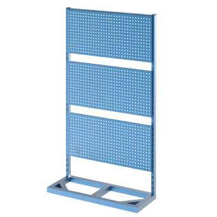 Stand fix depozitare cu 3 panouri perforate 1000x400x1800mm