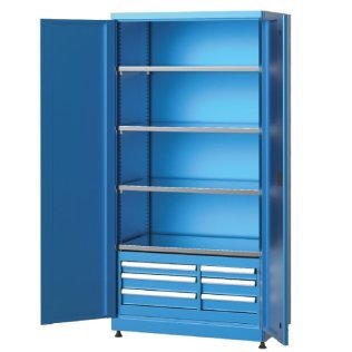 Dulap metalic cu 6 sertare si 4 rafturi 1010x615x2000mm