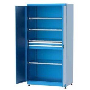Dulap metalic cu 2 sertare si 4 rafturi 1010x615x2000mm