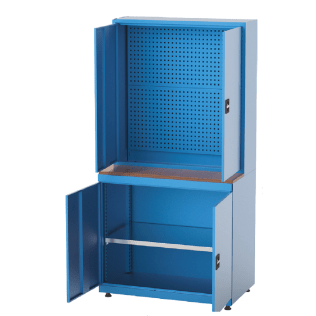 Dulap metalic cu panou scule si 1 raft, 1010x570x1800mm