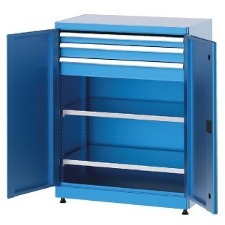 Dulap metalic cu 3 sertare si 2 rafturi 1010x615x1200mm