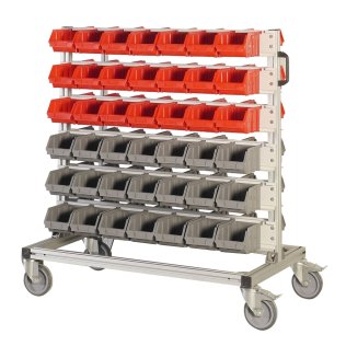 Carucior transport 84 cutii piese