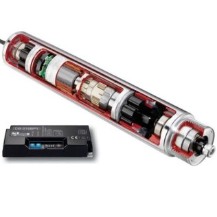 Rola transportoare cu motor PM605FE-B, Ø 60.5mm, WLL=500kg, controller extern CB016B si frana mecanica