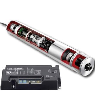 Rola transportoare cu motor PM605KT, Ø 60.5mm, WLL=1000kg, controller extern CB030