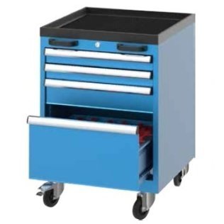 Dulap metalic mobil cu 4 sertare scule CNC 560x570mm