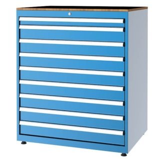 Dulap metalic Seria 11000 cu 9 sertare, 1010x725x1200mm