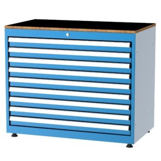 Dulap metalic Seria 10000 cu 9 sertare, 1010x570x800mm