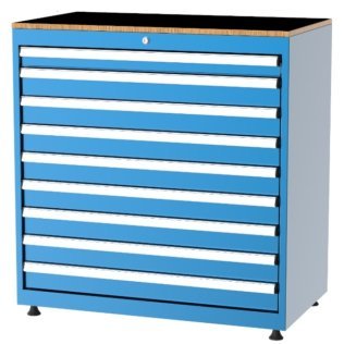 Dulap metalic Seria 10000 cu 9 sertare, 1010x570x1000mm