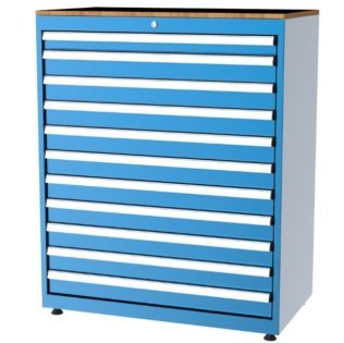 Dulap metalic Seria 10000 cu 11 sertare, 1010x570x1200mm
