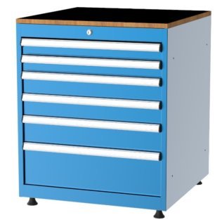 Dulap metalic Seria 7000 cu 6 sertare, 710x725x800mm