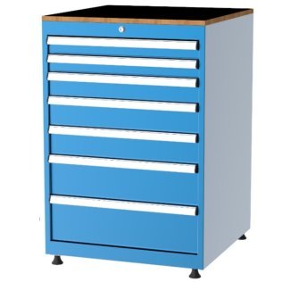 Dulap metalic Seria 7000 cu 7 sertare, 710x725x1000mm