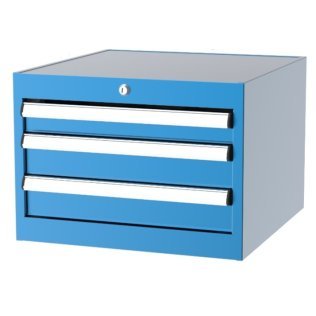 Dulap metalic Seria 5000 cu 3 sertare, 560x570x400mm