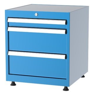 Dulap metalic Seria 5000 cu 3 sertare, 560x570x630mm