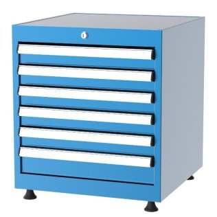 Dulap metalic Seria 5000 cu 6 sertare, 560x570x630mm