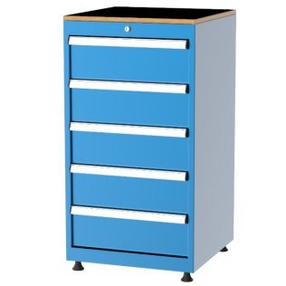Dulap metalic Seria 5000 cu 5 sertare, 560x570x1000mm