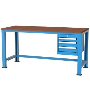 Banc de lucru cu 3 sertare 1700x700x850mm