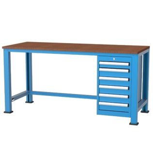 Banc de lucru cu 6 sertare 1700x700x850mm