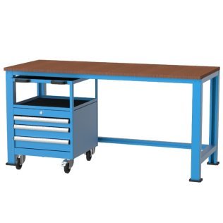 Banc de lucru cu 3 sertare 1700x700x850mm