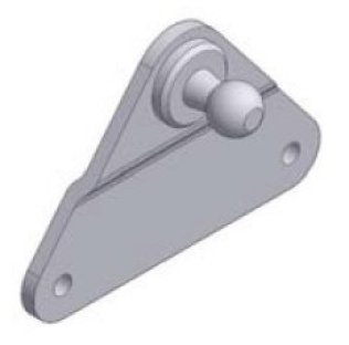 Prindere laterala cu bila tip BA 01, Ø8mm, INOX VA4, W.1.4404 / AISI 316