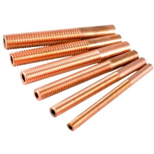 Electrod electroeroziune CUPRU filet imperial cu canal spalare 1/2”