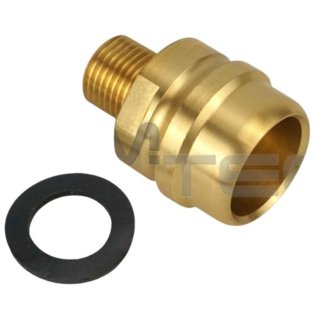 Niplu de conexiune filtre electroeroziune E 50 alama M16