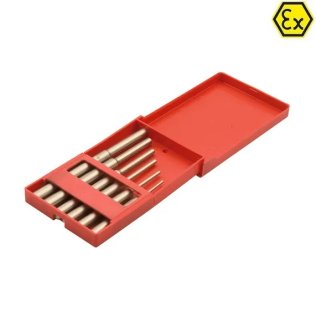 Set 6 dornuri cilindrice ATEX din bronz special 3-10 mm