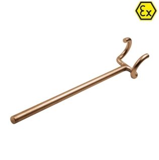 Cheie tip B pentru volanta ATEX din bronz special 36 x 60 mm