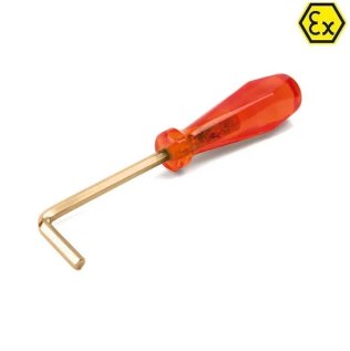 Cheie hexagonala unghiulara cu maner ATEX din bronz special 10 mm