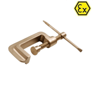 Clema cu surub ATEX bronz special 80 mm