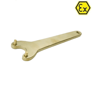 Cheie cu pini frontali ATEX din bronz special 180 mm