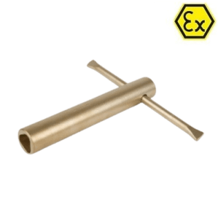 Cheie tubulara triunghiulara cu maner ATEX bronz special M16