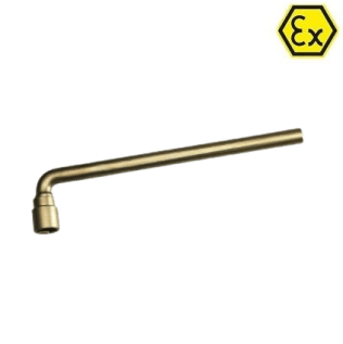 Cheie tubulara hexagonala cu maner indoit ATEX bronz special 23 mm