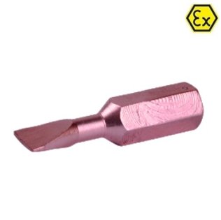 Bit de surubelnita drept 1/4" ATEX din cupru-beriliu 6.5 mm