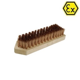 Perie ATEX fara maner sarma ondulata bronz special