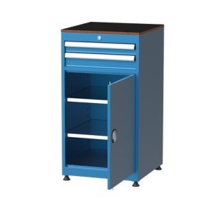Dulap metalic cu 2 sertare si 2 rafturi 560x570x1000mm