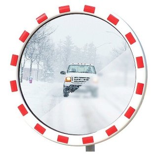 Oglinda trafic rutier London cu incalzire Ø80 cm