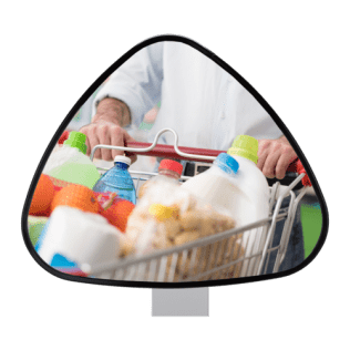 Oglinda universala din acril K2 35x35x35 cm