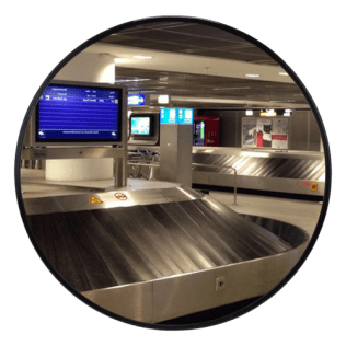 Oglinda universala din acril Vesuvius Ø80 cm