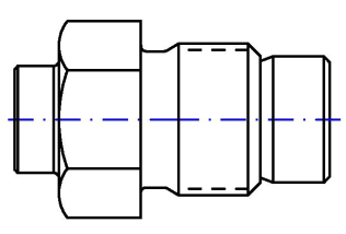 Varf duza injectie, standard Arburg L=20mm