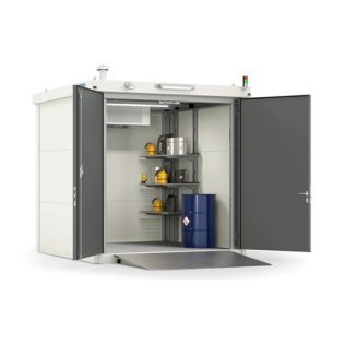 Container WHS 7 "walk-in" pentru depozitare recipiente mici si butoaie