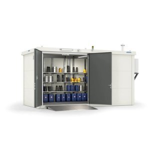 Container WHS 11s "walk-in" slim depozitare recipiente mici si butoaie