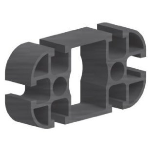 Profil fibra carbon cu rasina epoxidica 45x90 mm