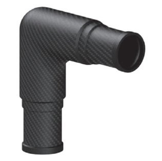 Racord fibra carbon 90° teava ∅30mm