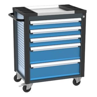 Carucior cu 5 sertare 730x500x960 mm