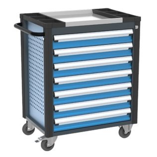 Carucior cu 7 sertare 730x500x960 mm