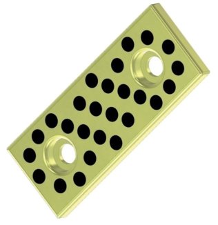 Placa autolubrificanta de alunecare seria E40.04, 48x100 mm